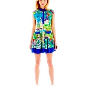 🌴 L'AMOUR Nanette Lepore Watercolor Shirt Dress